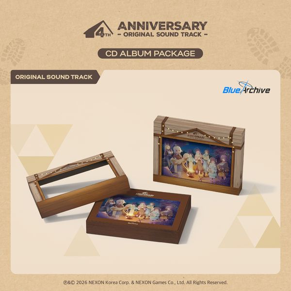 ktown4u.com : BLUE ARCHIVE 4th ANNIVERSARY OST (CD ALBUM PACKAGE)