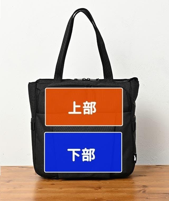 収納 アレンジ ボックス トートバッグ ネイビー KABAG ADDRESS 私だけ