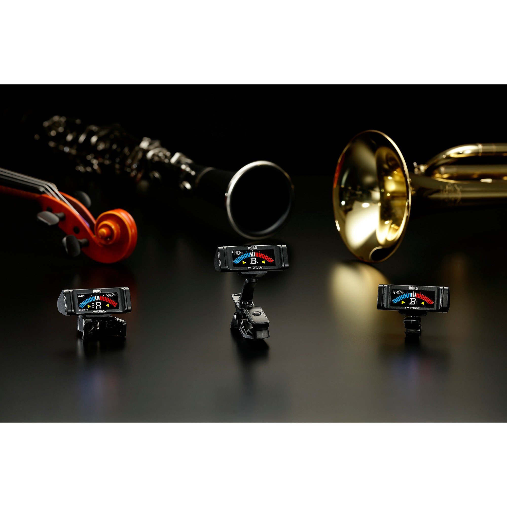 KORG Clip-On Violin Tuner Black | Music & Arts