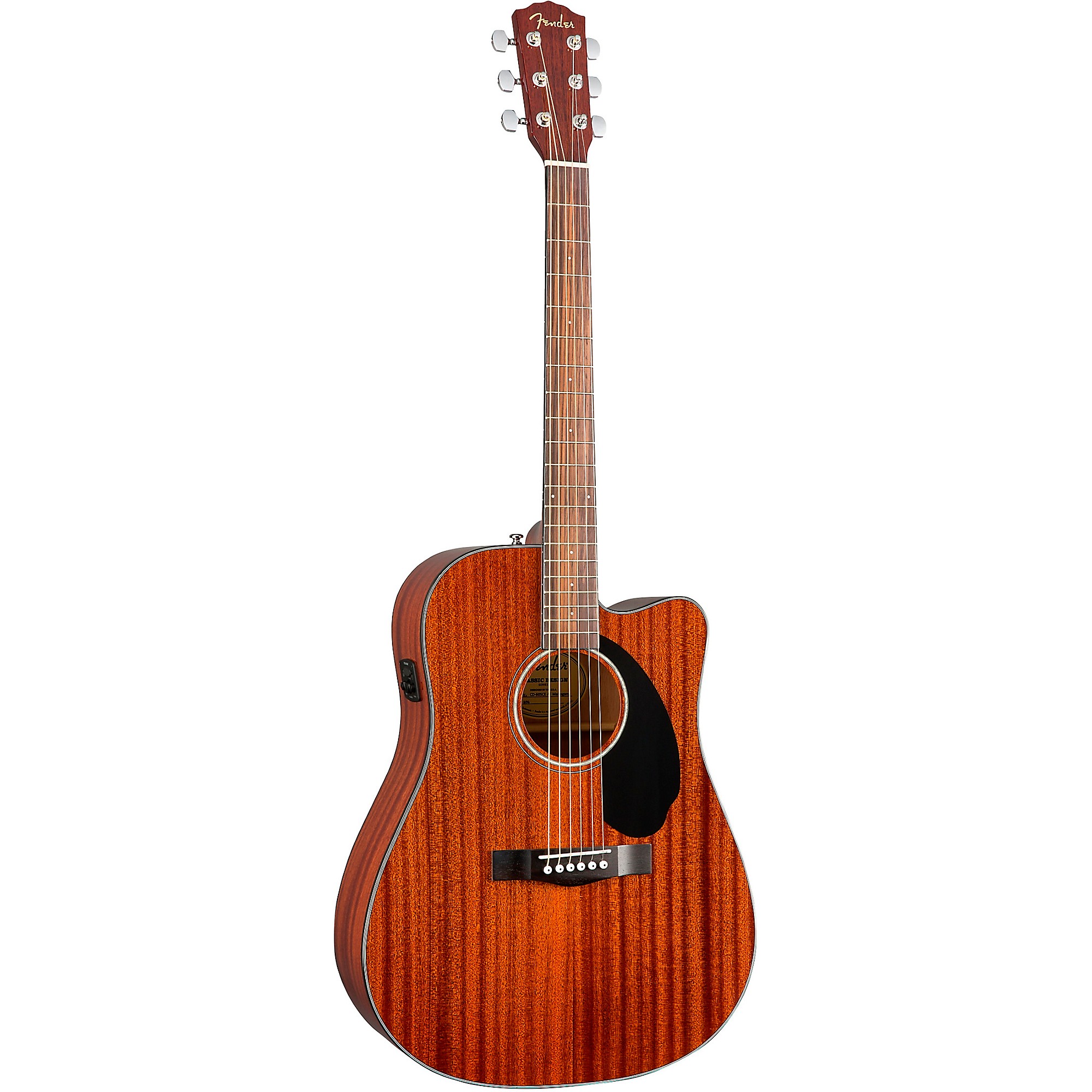 Fender CD-60SCE Dreadnought All-Mahogany Acoustic-Electric Guitar