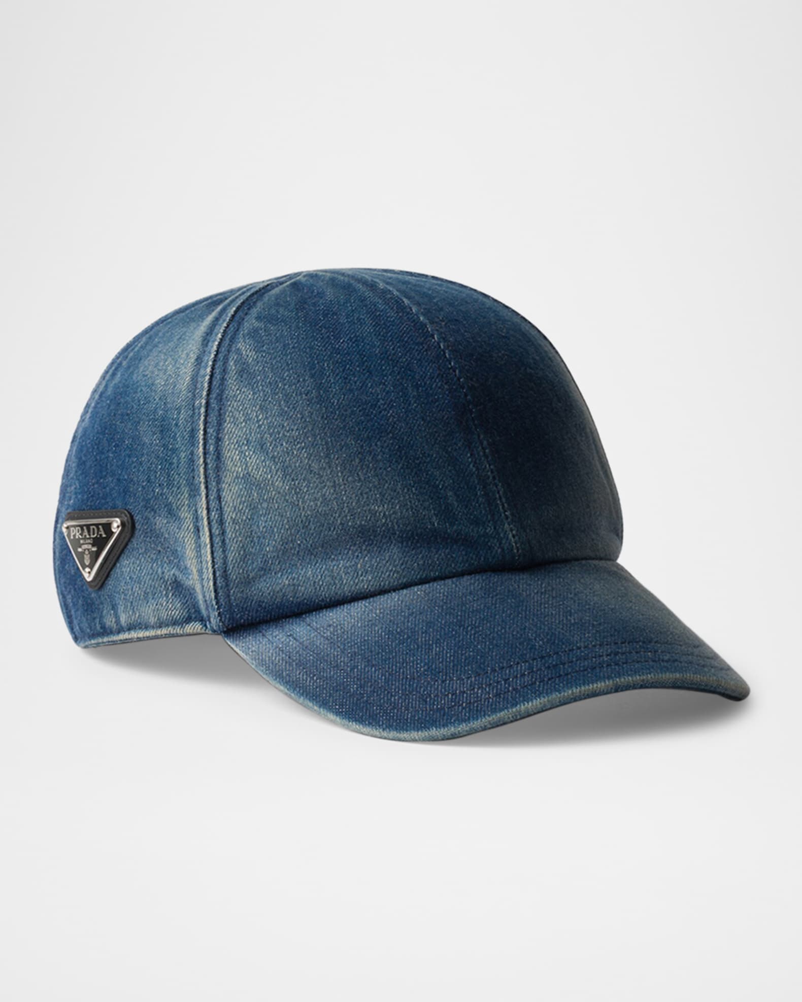 Prada Men's Denim Baseball Cap | Neiman Marcus