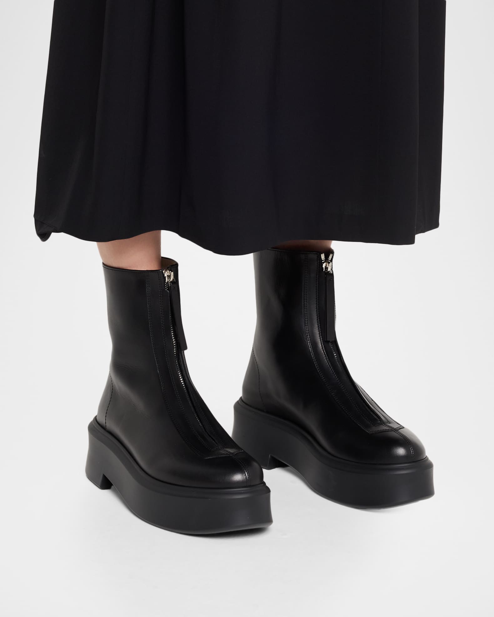 THE ROW Zipped Boot I | Neiman Marcus