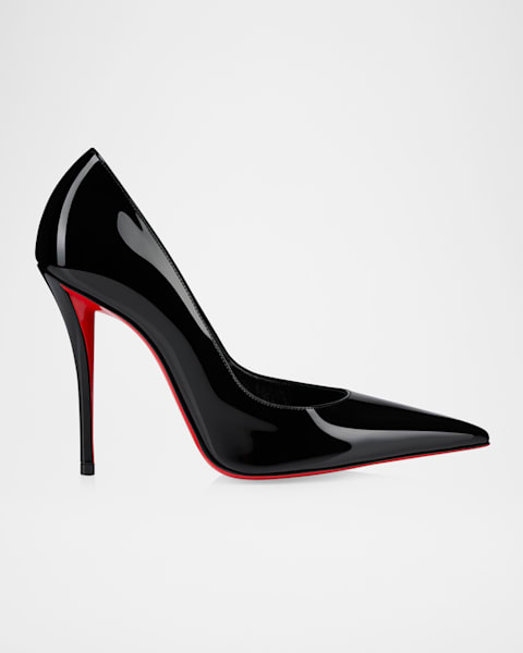 Christian Louboutin 85mm Vibella Matte Half-d'Orsay Pumps | Neiman