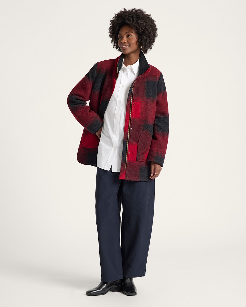 Shop Women's Buffalo Plaid Wool Coat in Jackets & Coats | Pendleton