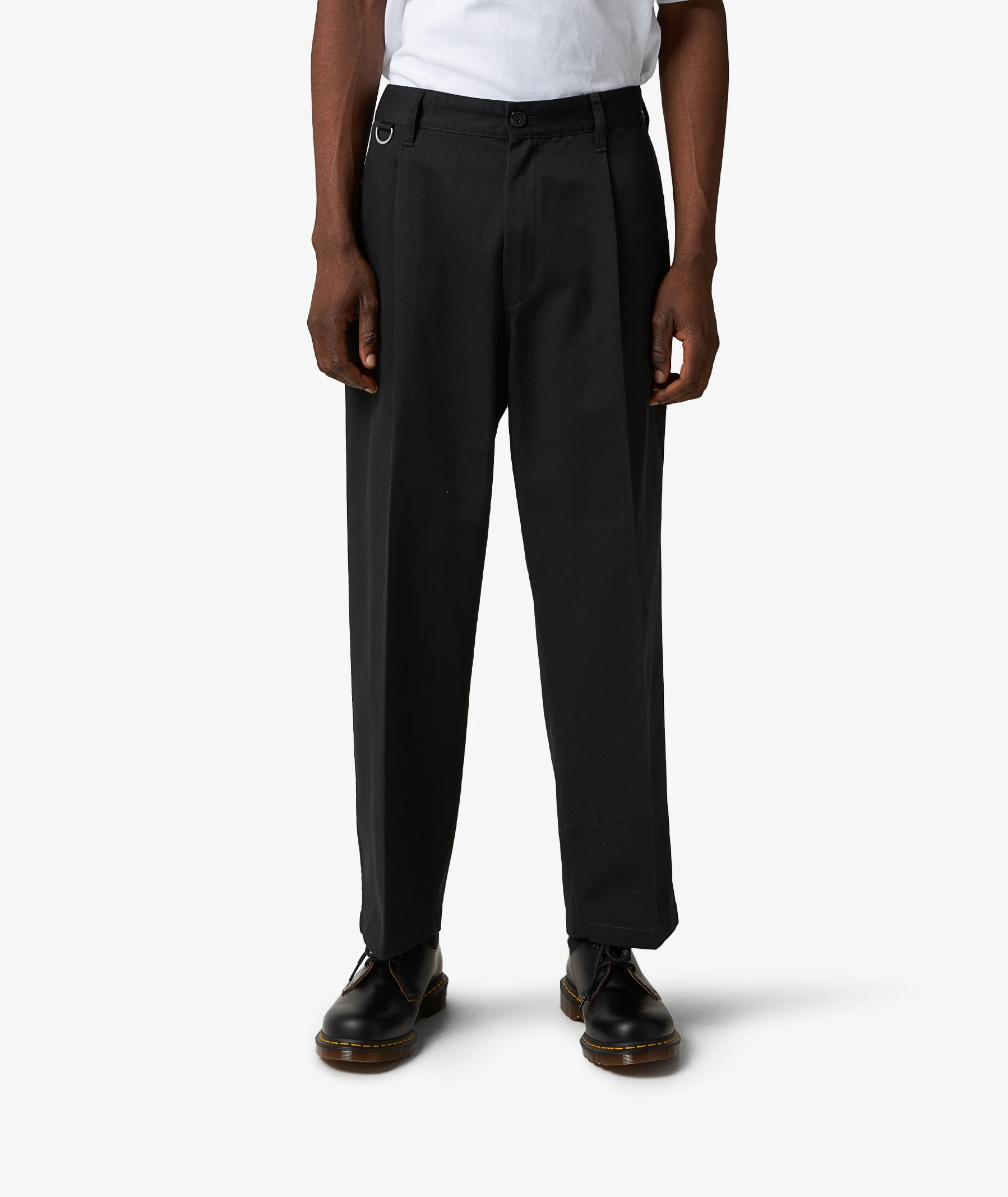 Neighborhood Tuck Wide Pants x Dickies in Black | SVD USA
