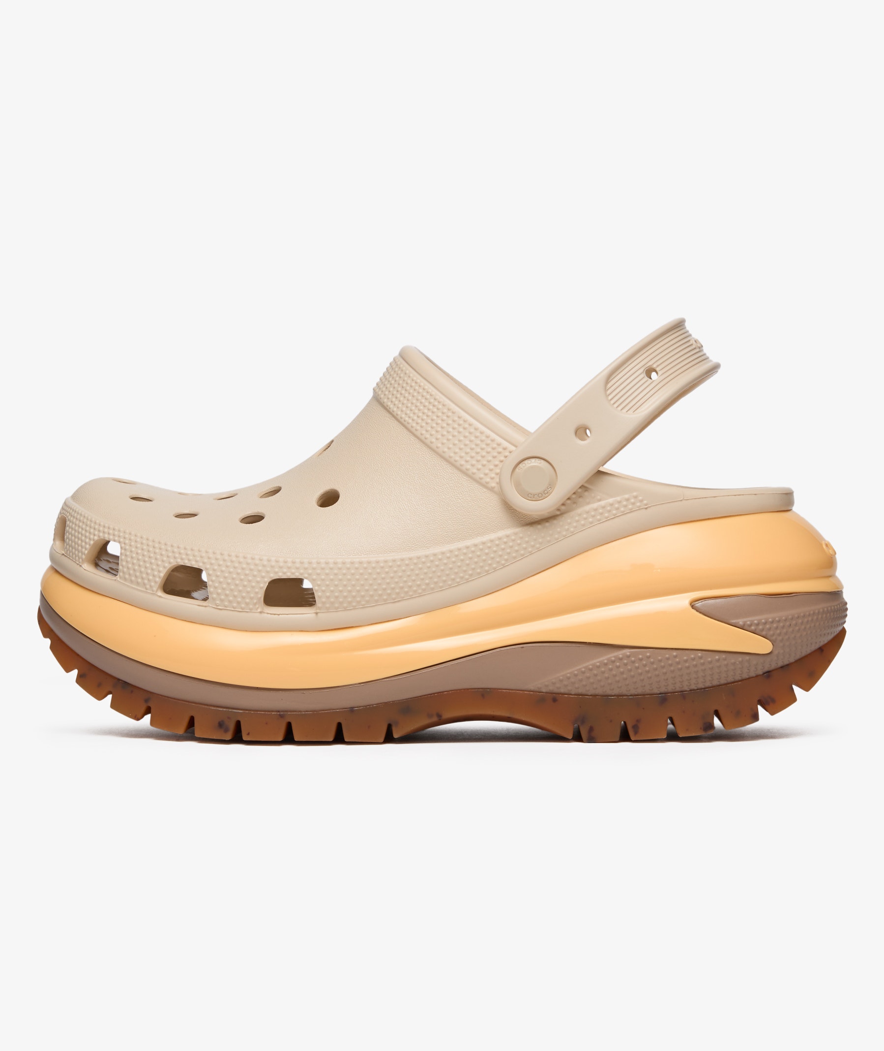 Crocs Classic Mega Crush Clog | Almond Tint/Multi | SVD USA