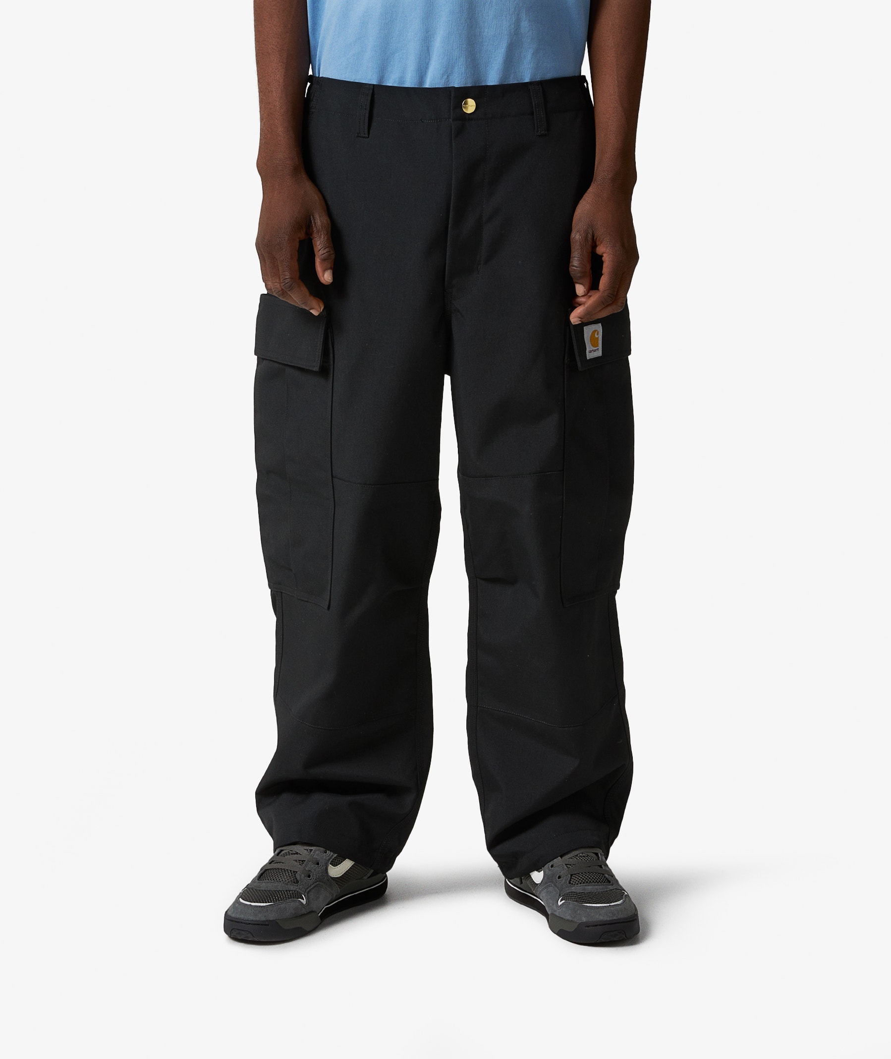 Carhartt WIP Cargo Pants x Invincible by Shinsuke Nakada in Black