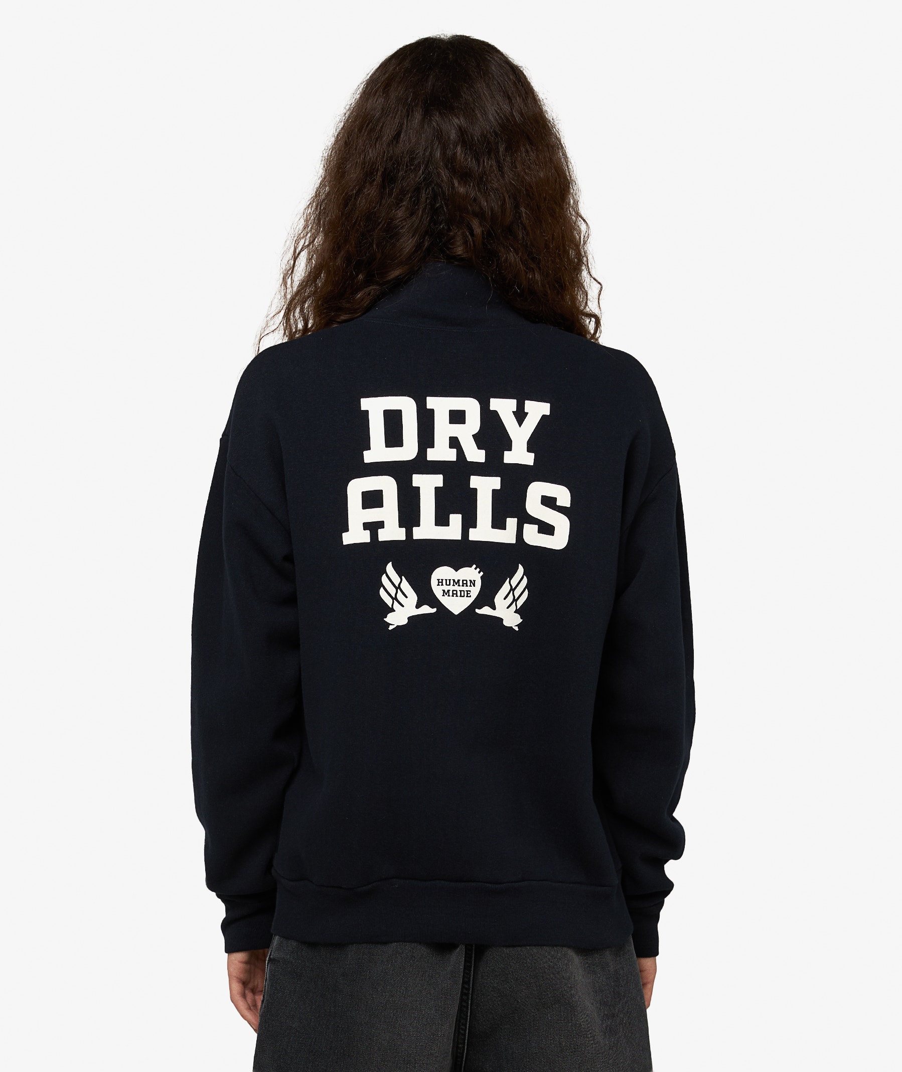 HUMAN MADE Half-Zip Sweatshirt | Navy | SVD