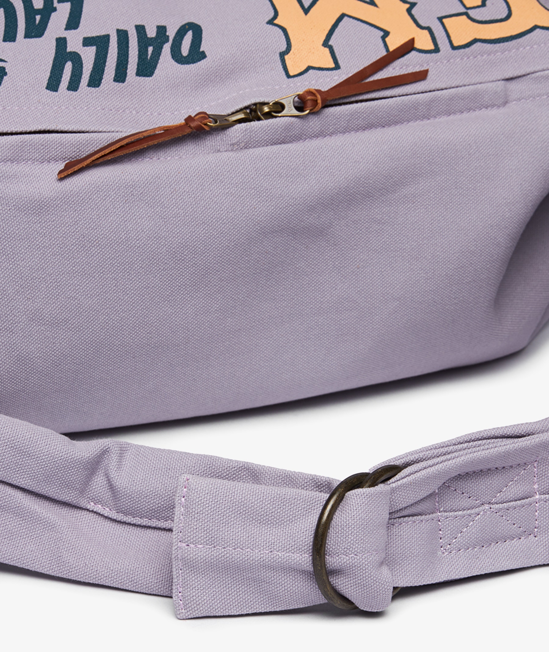 KAPITAL 8 Canvas Kountry Snufkin Bag in Violet | SVD USA