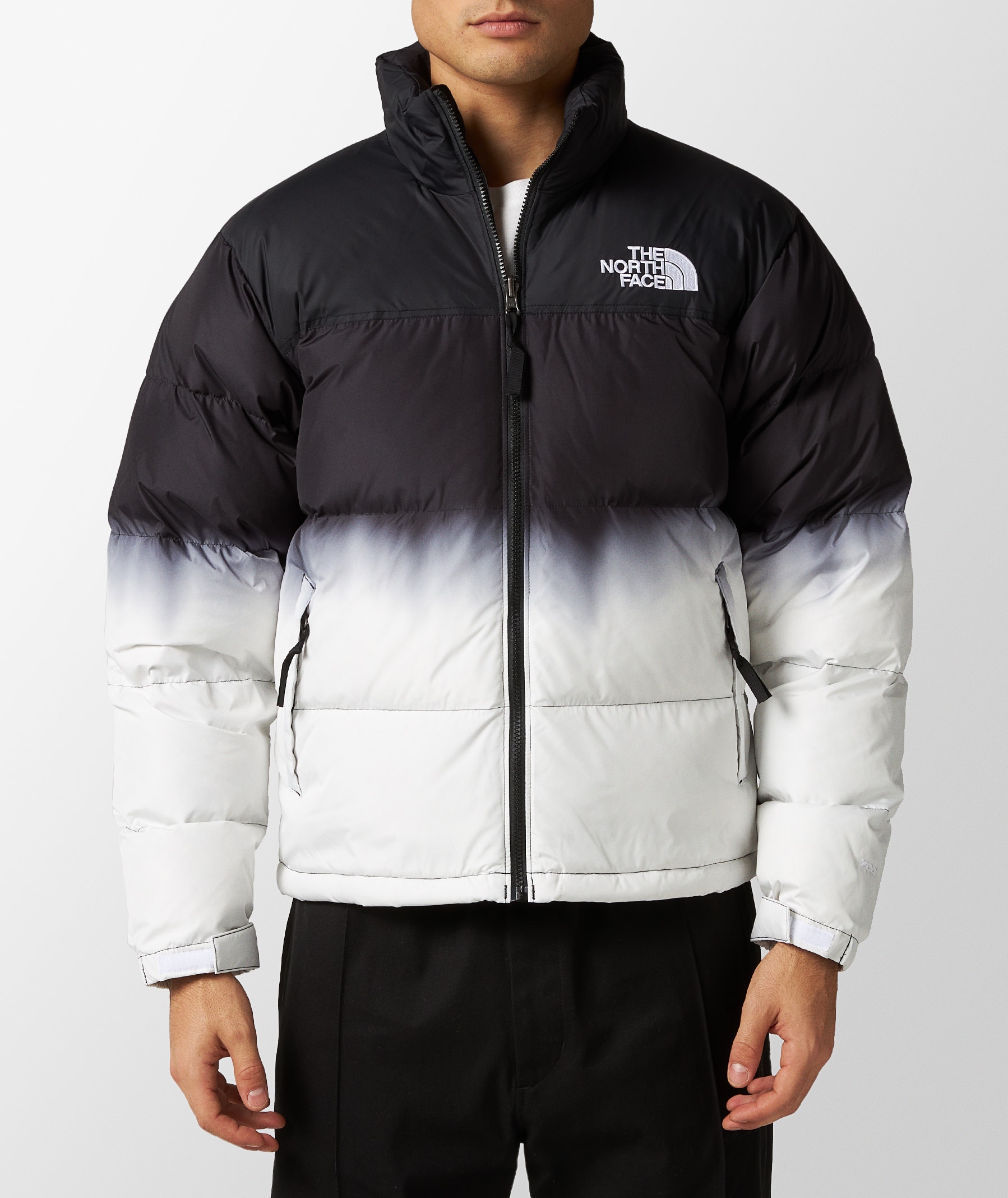 Black The North Face 1996 Retro Nuptse Dip Dye Jacket | SVD