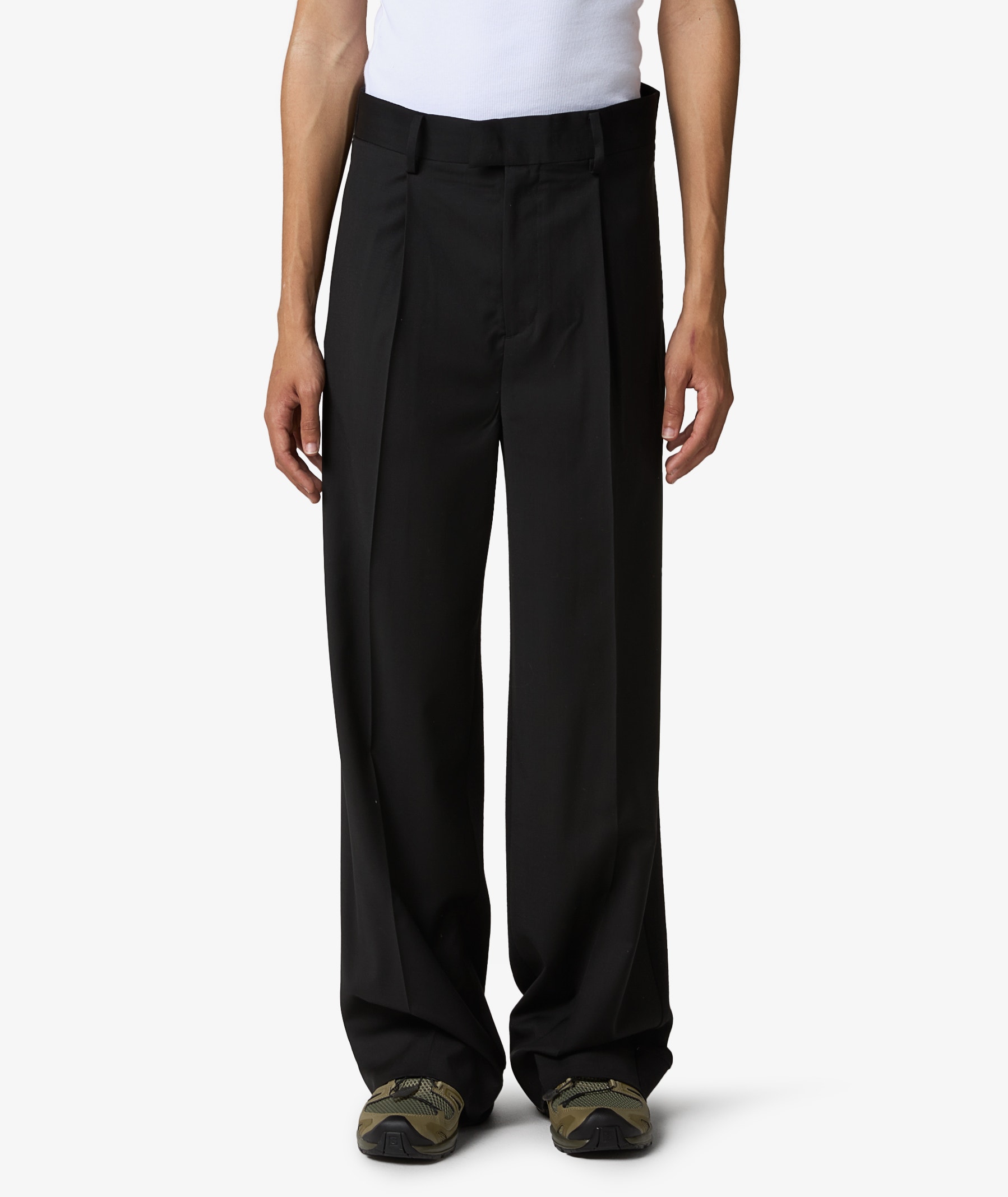 Undercover Pleated Pants | Black | SVD USA