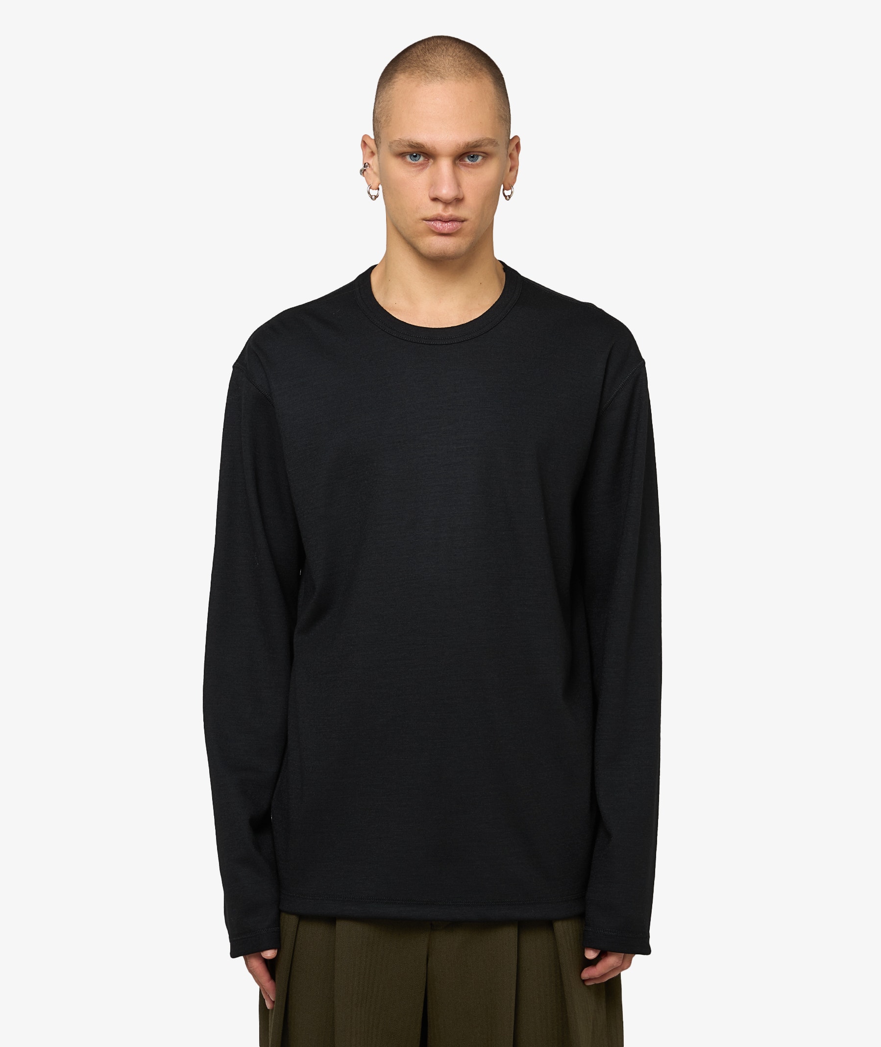 Junya Watanabe MAN Long Sleeve T-Shirt | Black | SVD