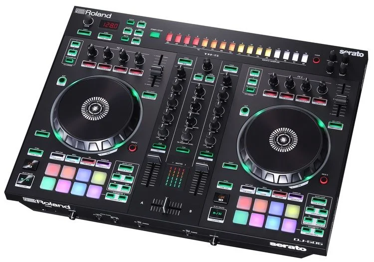 Roland DJ-505 2-deck Serato DJ Controller with Drum Machine