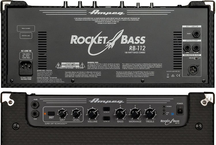 Ampeg Rocket Bass RB-112 1 x 12-inch 100-watt Bass Combo Amp