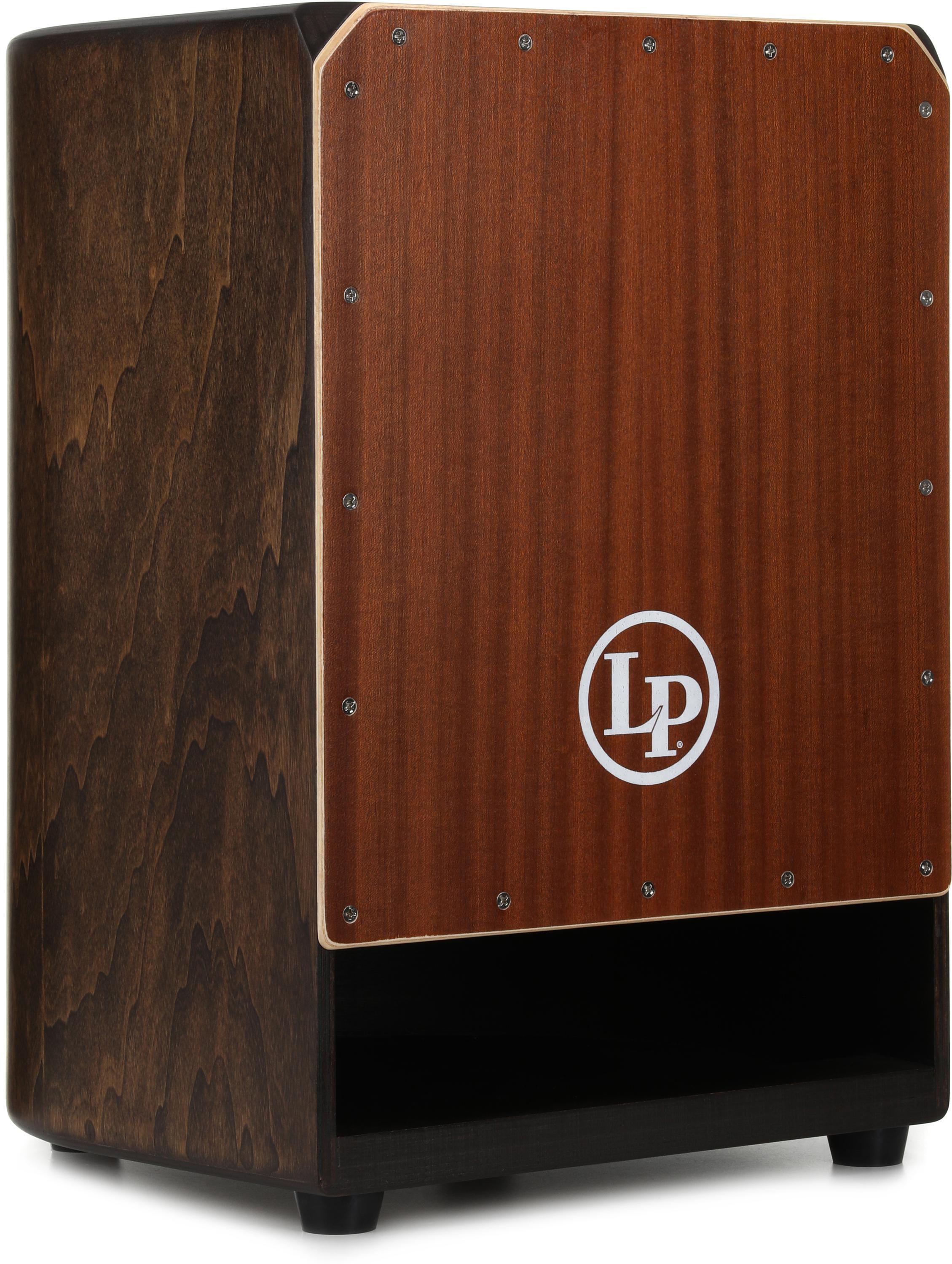 Latin Percussion LP Aspire Accents Cajon - Darkwood Streak Finish