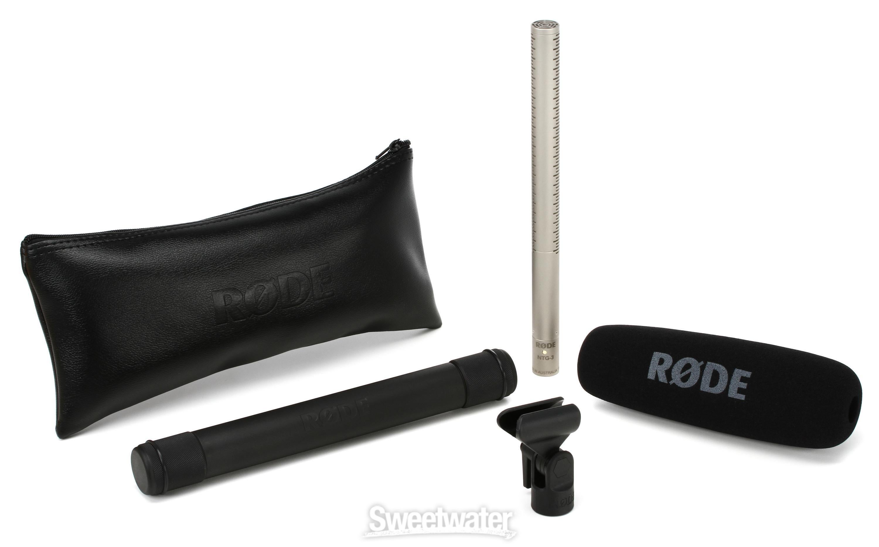 Rode NTG3 Shotgun Condenser Microphone | Sweetwater