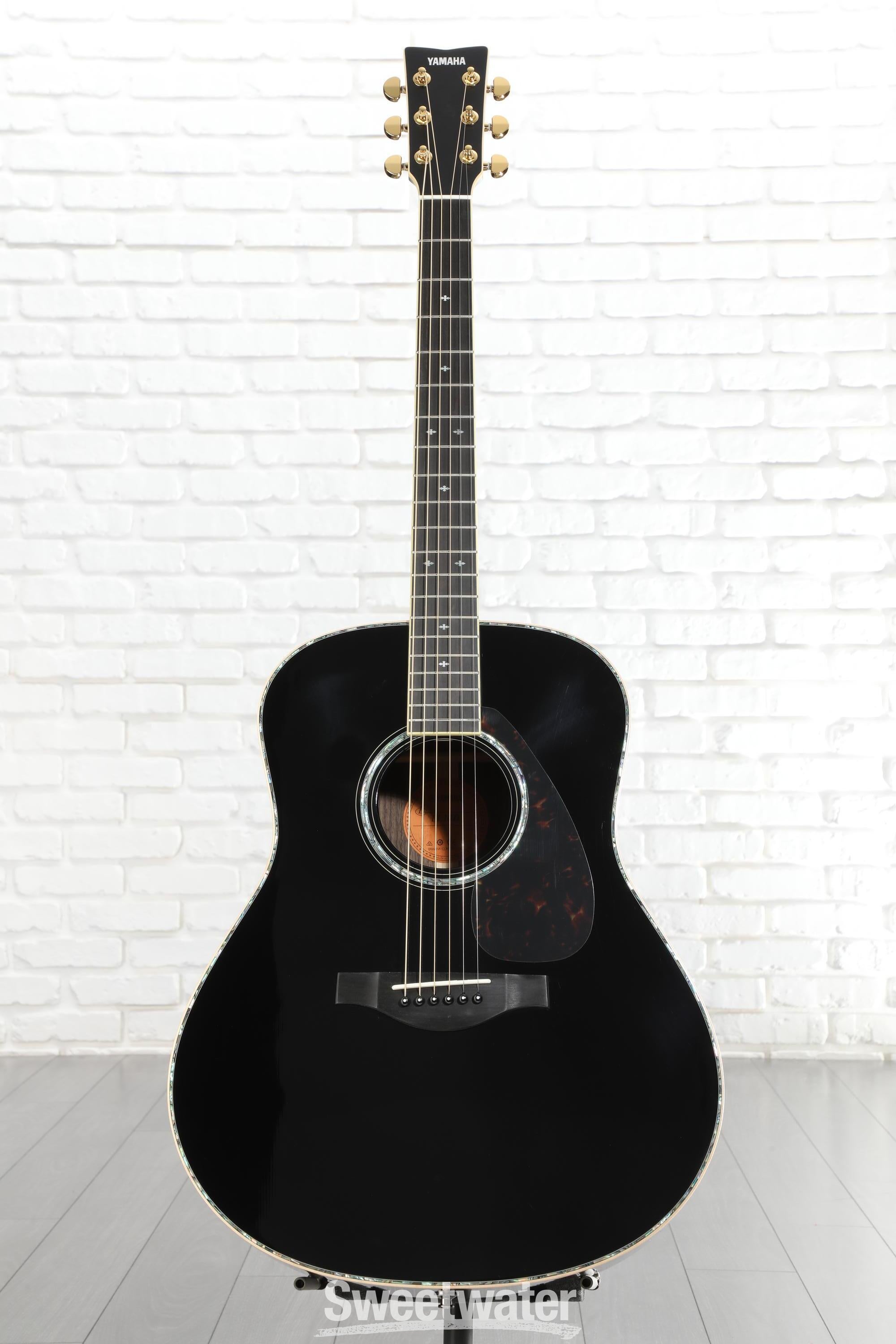 Yamaha LL16D ARE Original Jumbo Acoustic-electric Guitar - Black