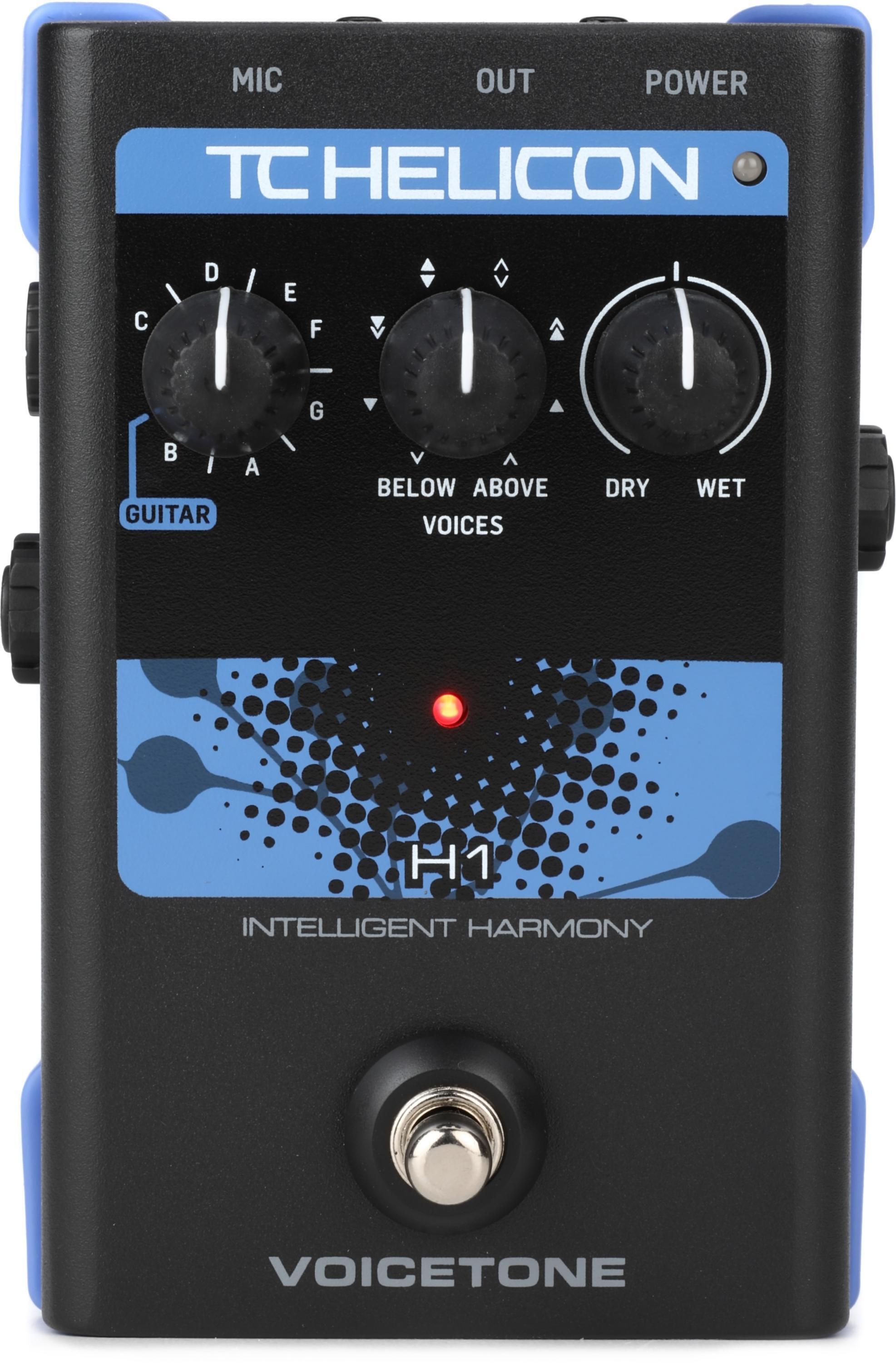 TC-Helicon VoiceTone R1 Vocal Reverb Pedal | Sweetwater