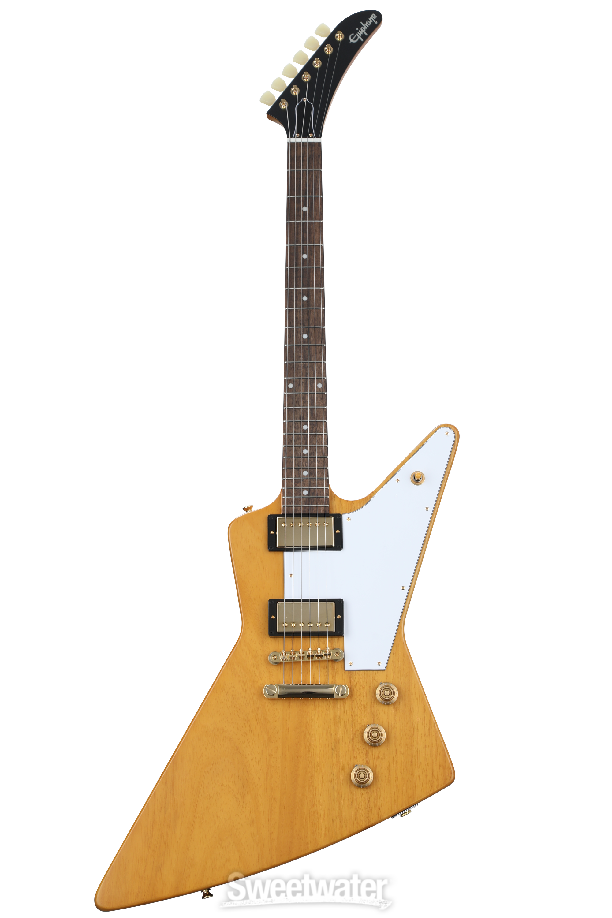 Epiphone 1958 Korina Explorer Electric Guitar - Natural | Sweetwater