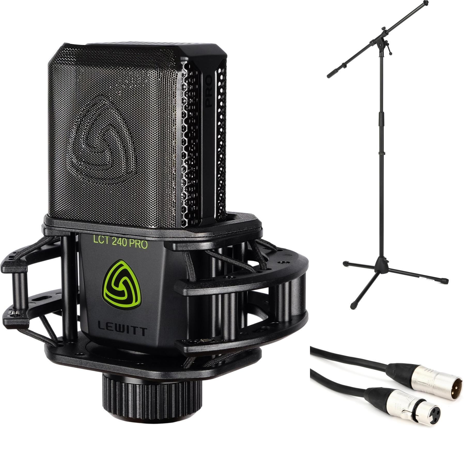 Lewitt LCT 240 PRO Condenser Microphone Vocal Set with Stand and