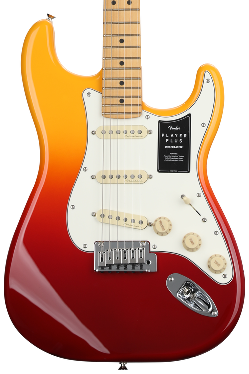 Fender Player Plus Stratocaster Electric Guitar - Tequila Sunrise