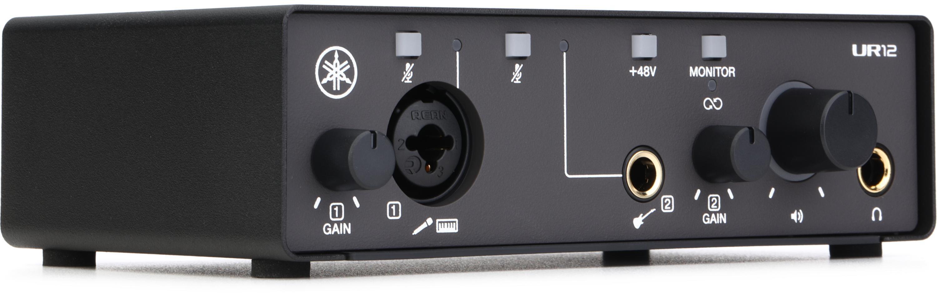 Yamaha UR12-MK3 USB-C Audio Interface - Black | Sweetwater