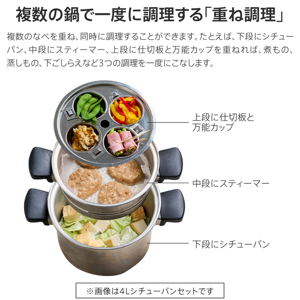 4Lシチューパンセット（仕切り板付き）) ：Amway(日本アムウェイ