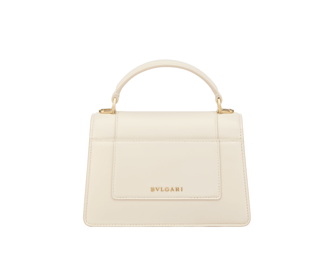 White Calf leather Serpenti Forever Mini Top Handle Bag 294585