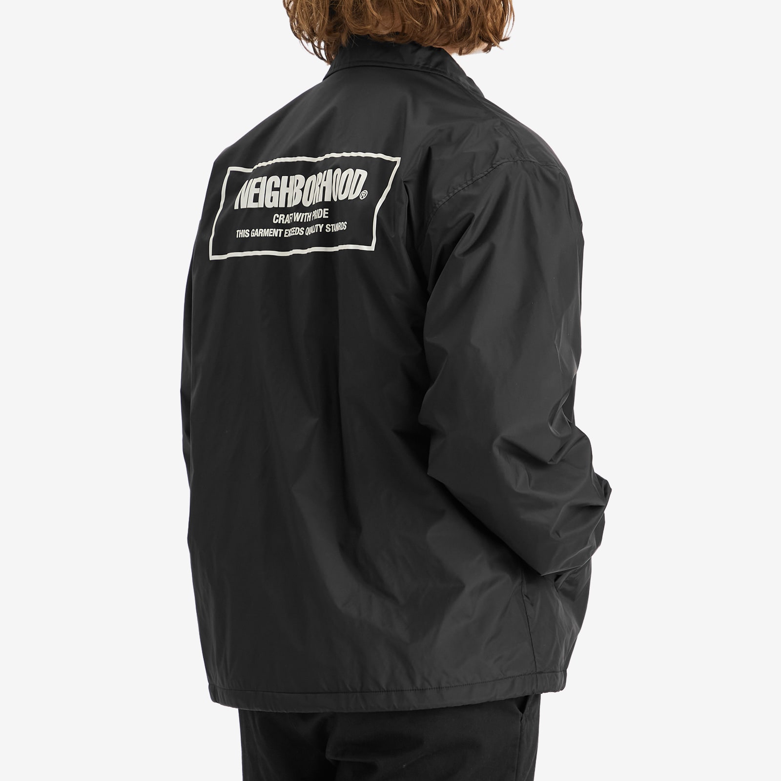 Neighborhood Men's Windbreaker Jacket-1 Black - Curated Menswear