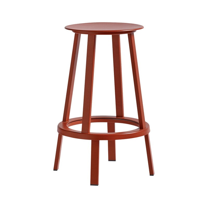 HAY Revolver bar stool, 65 cm, red | Finnish Design Shop