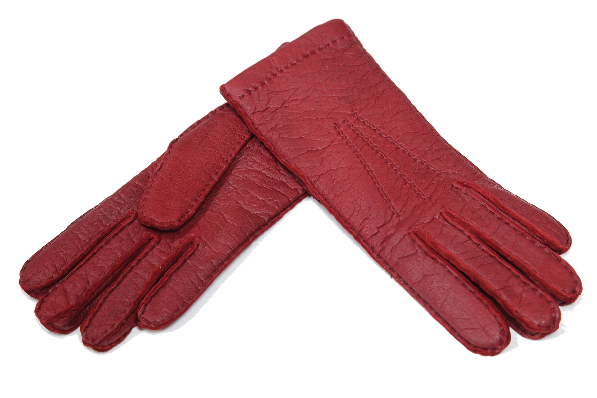 メンズ手袋◇ペッカリー◇ブラック/NERO《ノーライニング》 – Merola