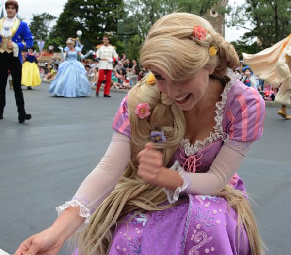 リニューアルしたビビディバビディブティックでラプンツェル