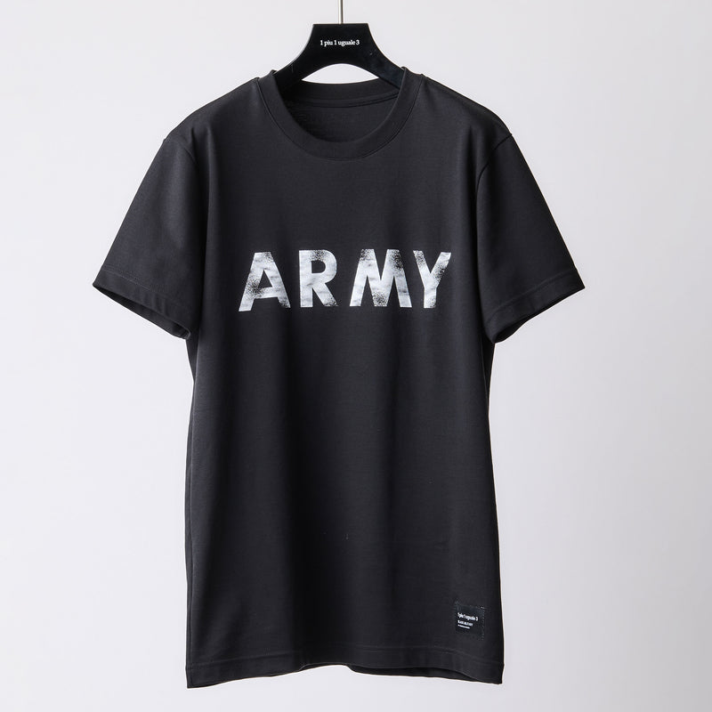 第19弾 VINTAGE LOGO ARMY Tシャツ ブラック×ホワイト – MINIMAL WARDROBE