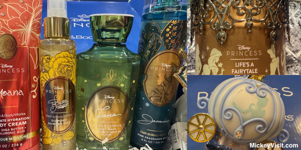First Look at New Disney Princess Bath and Body Works Collab