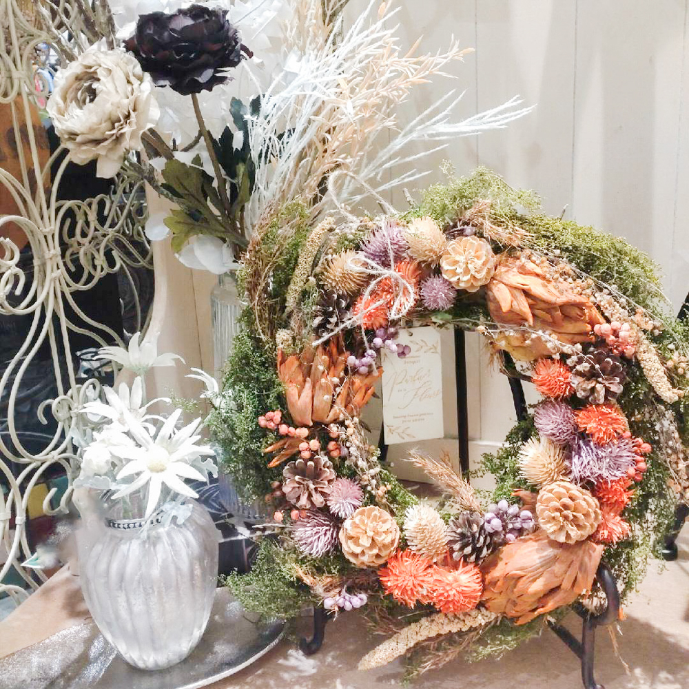 秋の新作リースでお家の中にHappyを！！〈梅田店〉 | みどりの雑貨屋