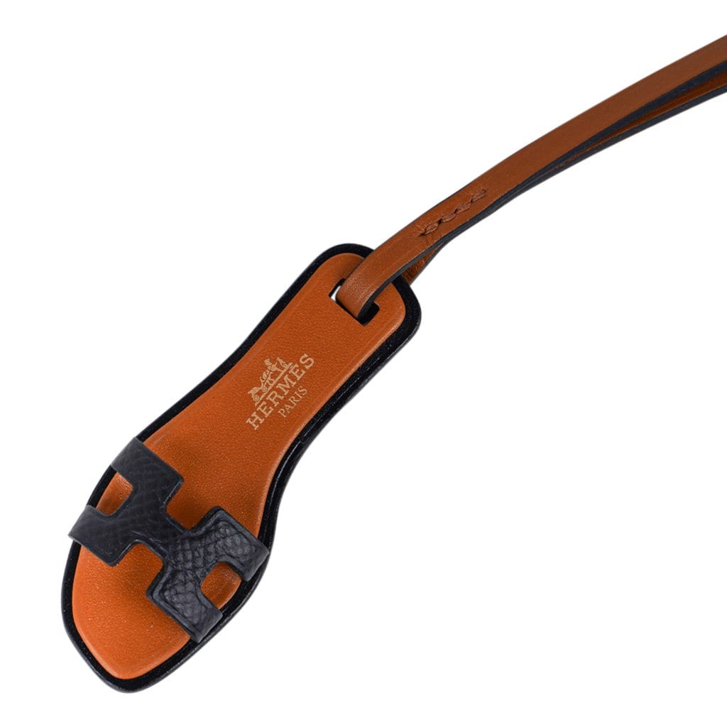 Hermes Oran Nano Bag Charm Black | Mightychic