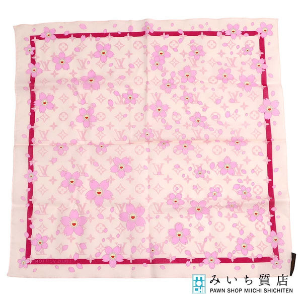LOUIS VUITTON ルイヴィトン LV ハンカチ スカーフ M71921 村上隆
