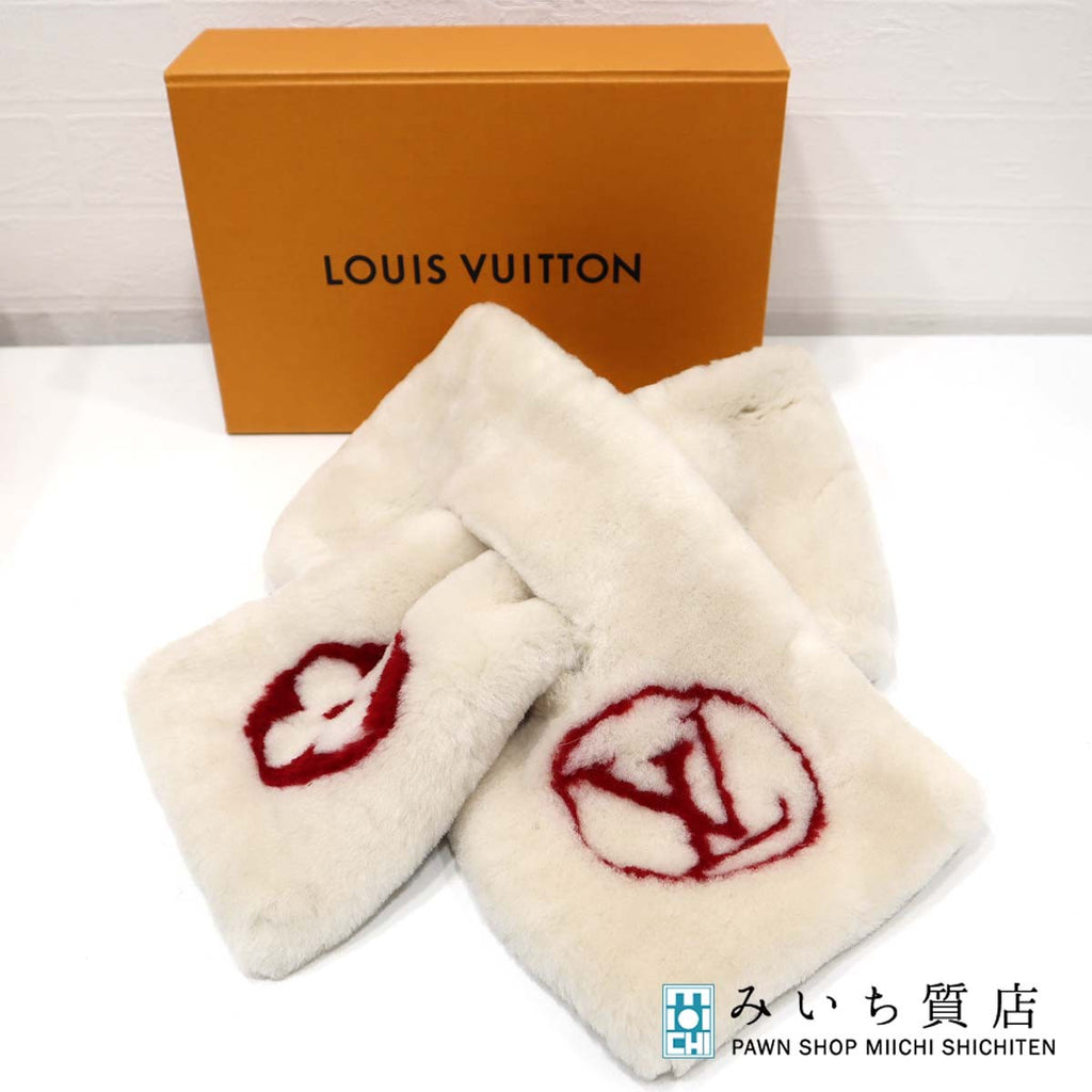 LV エシャルプシャーリングダーリン ムートン マフラー モノグラム