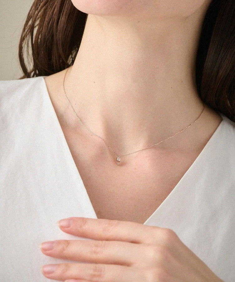 K10MPG ミストピンク ホワイトトパーズ/ブラウンダイヤモンド