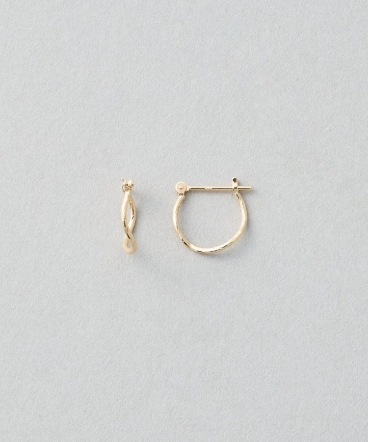 K10YG フープピアス ツイスト（037699） ｜ women（ウィメンズ
