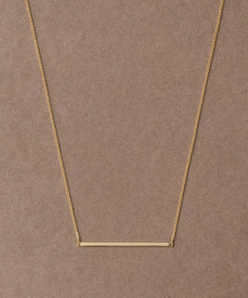 ルーセント] K18YG プレート ネックレス（206137） ｜ women