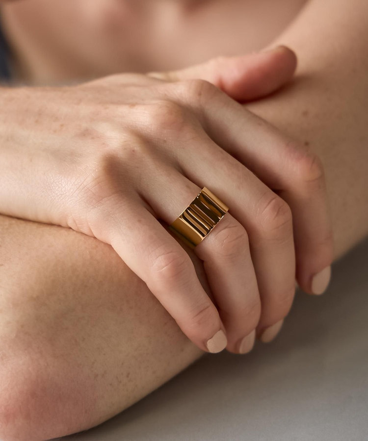 ルーセント] K18YG ボールド リング（201016） ｜ women（ウィメンズ