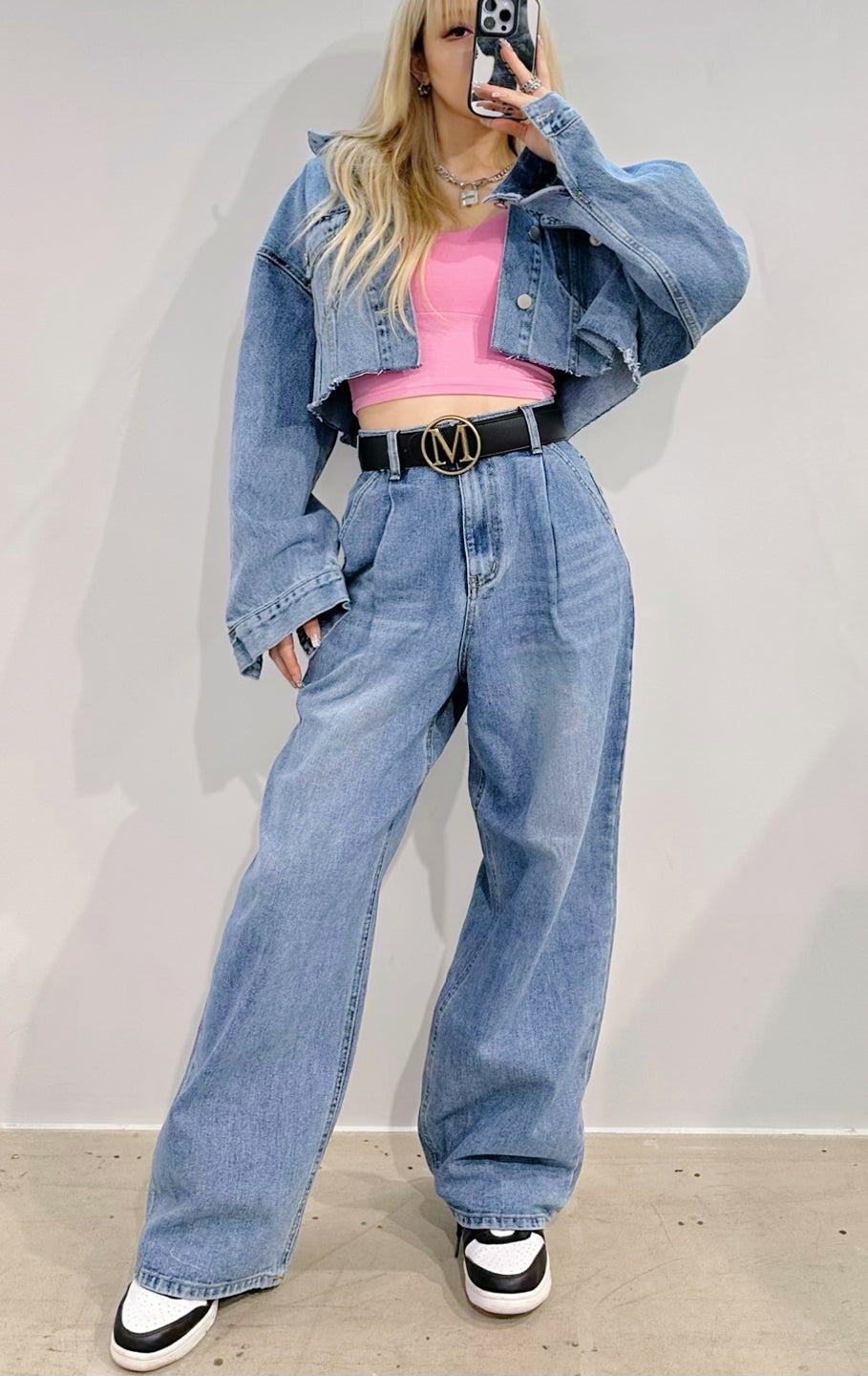 30%OFF】Pleats wide denim – MIRROR9