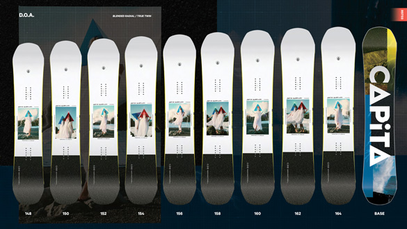 23-24 CAPiTA(ｷｬﾋﾟﾀ)・DOA [148cm 150cm 152cm 154cm 156cm 158cm