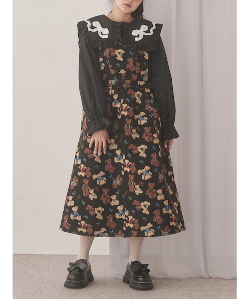bear and bearジャガードジャンスカ｜メリージェニーの通販｜&mall