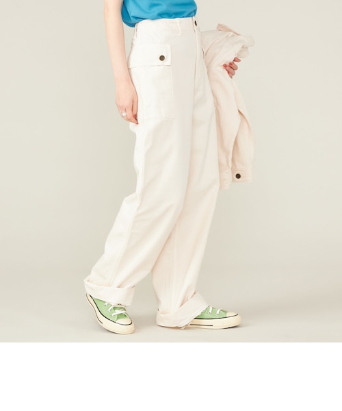 SHIPS NINE CASE:〈洗濯機可能〉ミリタリー パンツ ◇｜シップス