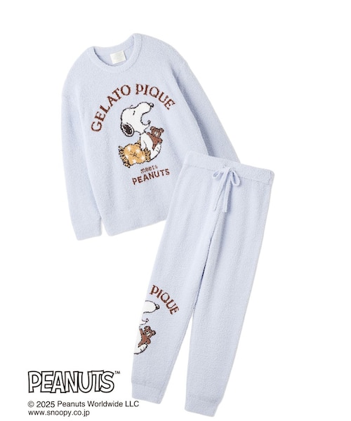 PEANUTS】【ONLINE限定】オリジナルアート ジャガードプルオーバー