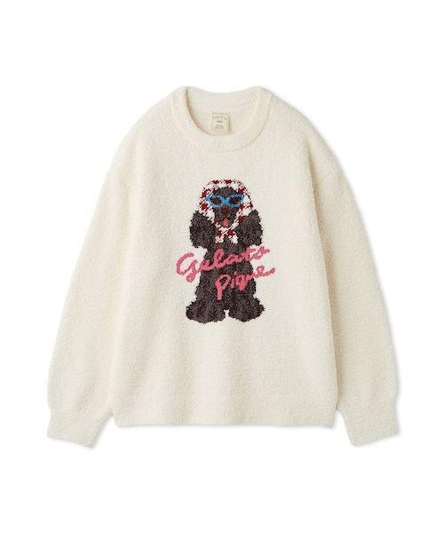 スカーフDOG ジャガードプルオーバー｜ジェラートピケの通販｜&mall