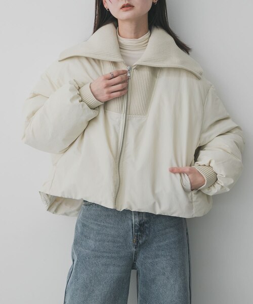 ビッグカラーショートパフジャケット｜アーバンリサーチの通販｜&mall