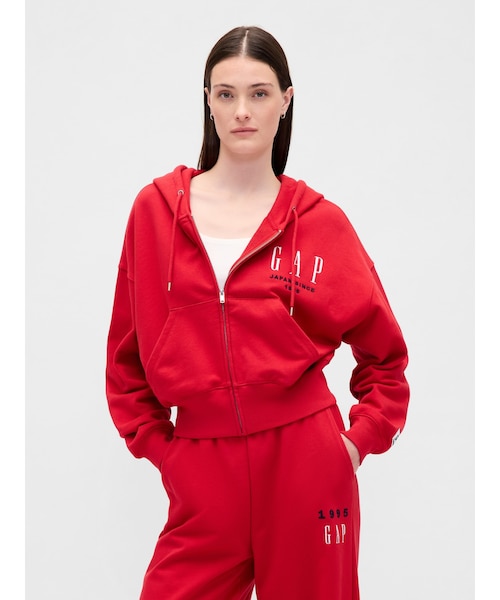 30th アニバーサリー ヘビーウェイト フレンチテリー GAPロゴ ジップ